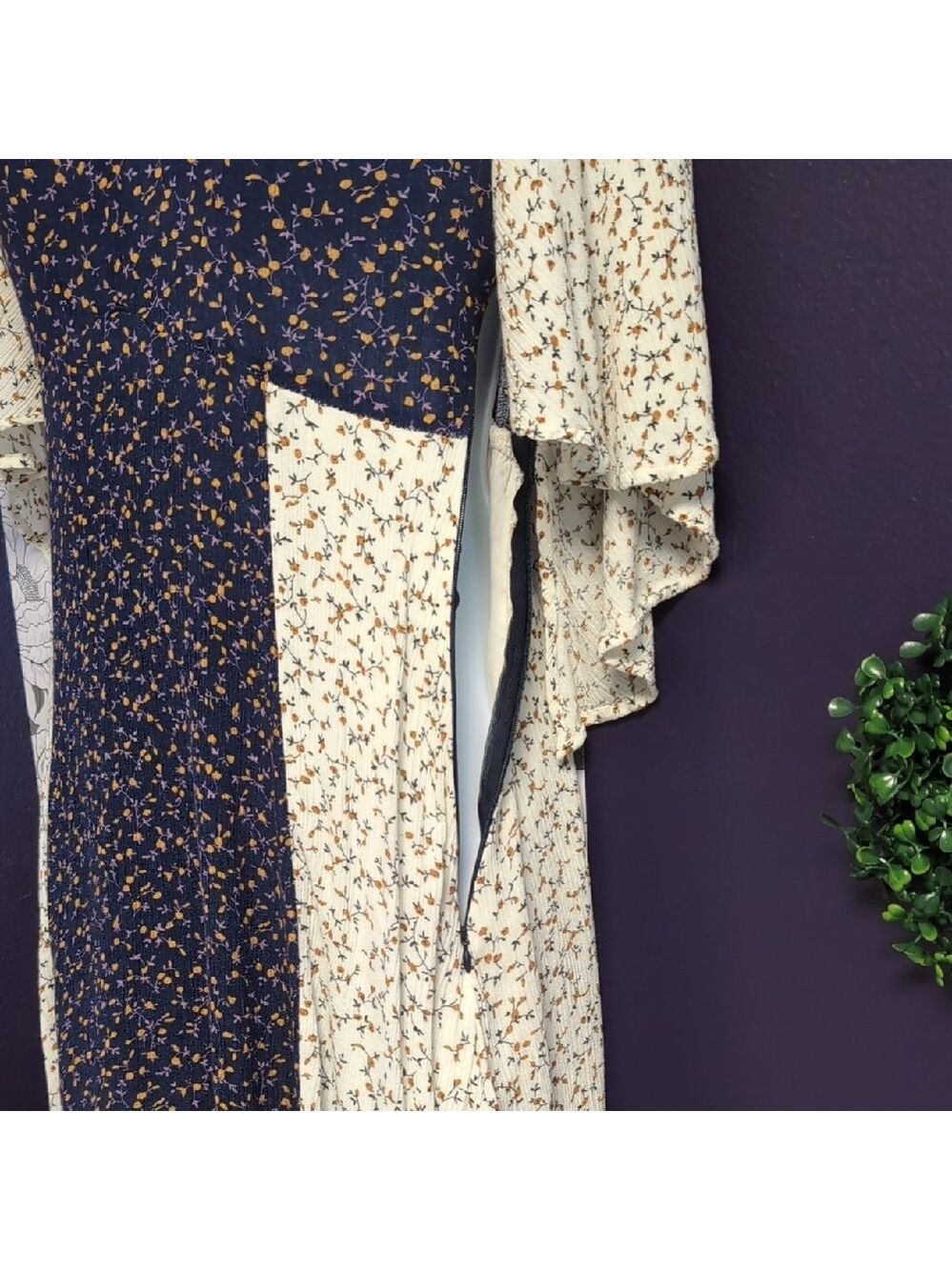 Anama Blue and Cream Patterned Tunic - Picture 5 of 9